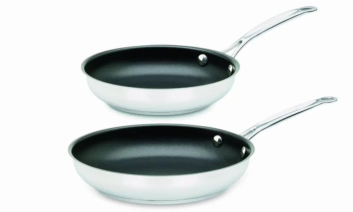 Cuisinart 722-911NS Chef's Classic Stainless Steel Nonstick Skillet Set