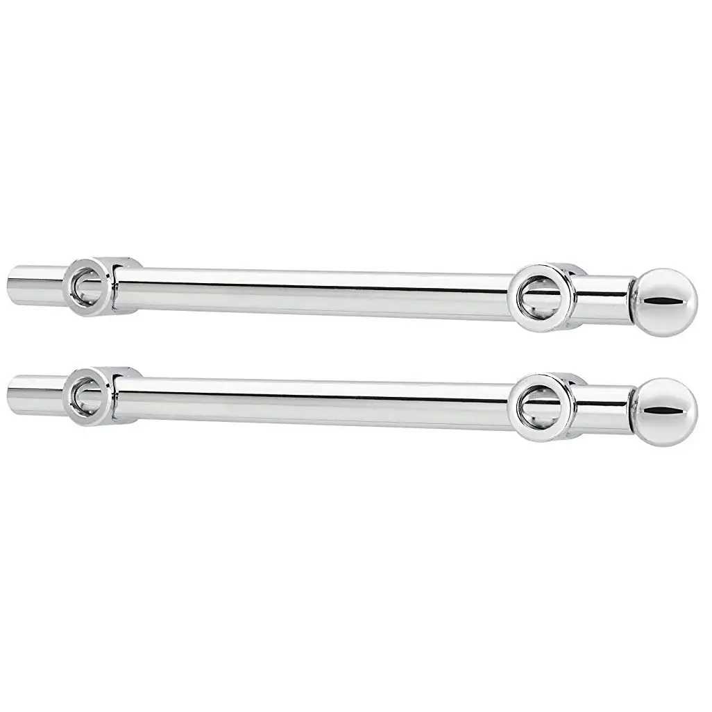 Rev-A-Shelf CVR-12-CR 12" Extendable Designer Closet Valet Rod, Chrome (2 Pack)