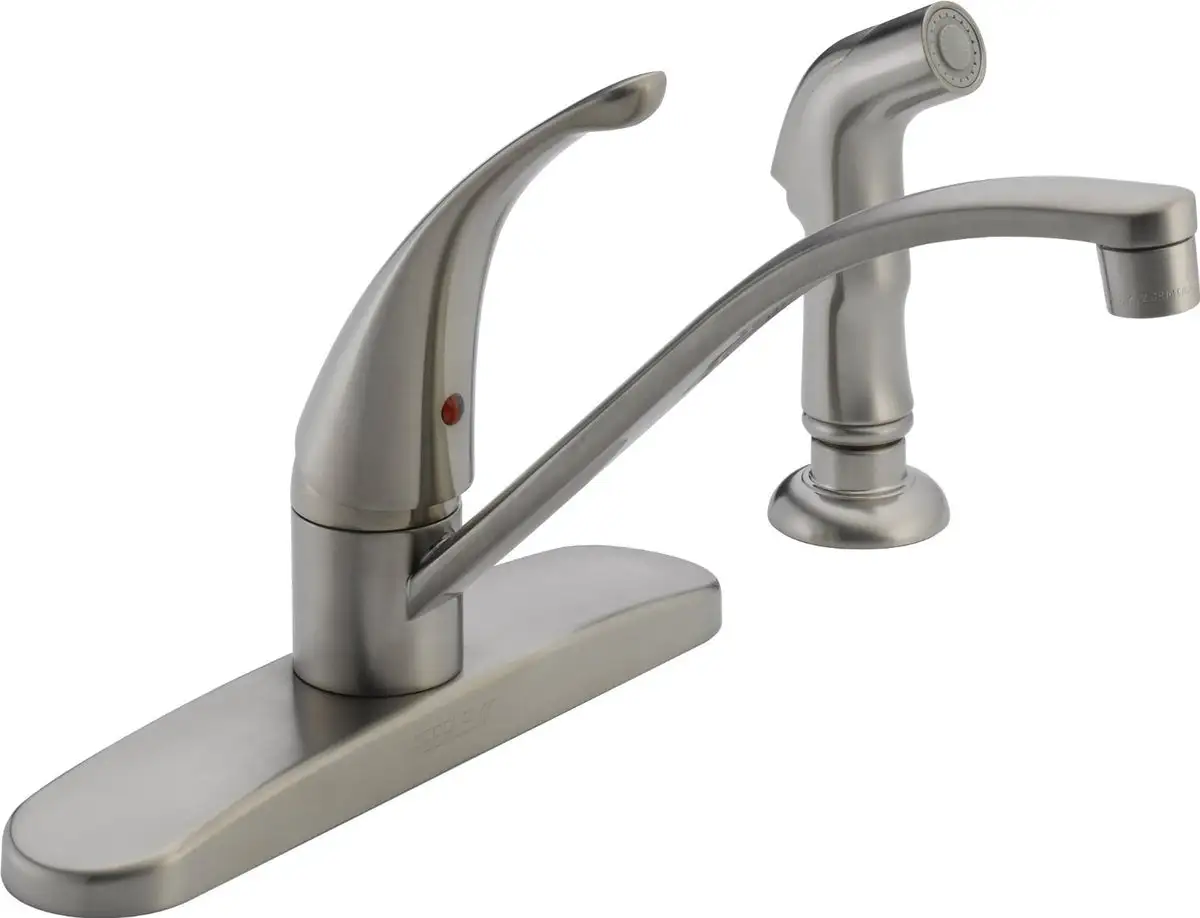 Peerless P188500LF-SS One Handle Kitchen Faucet With Side Sprayer