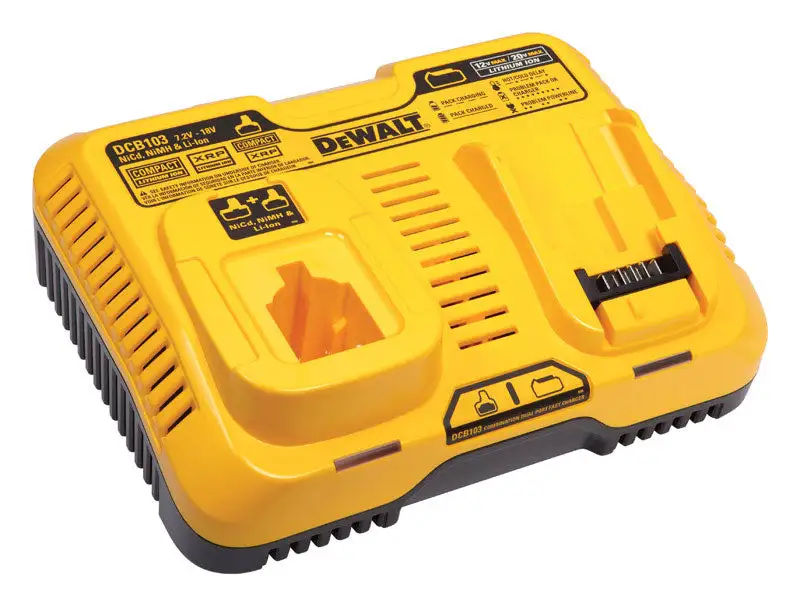 DeWalt DCB103 Lithium-Ion Dual Battery Charger