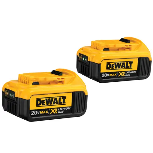 Dewalt DCB204-2 Premium XR Lithium Ion Cordless Tool Batteries