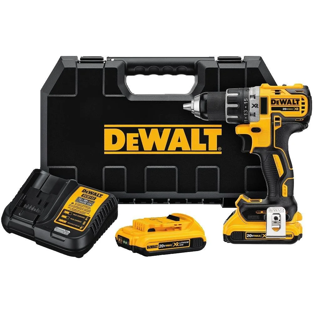 DeWalt DCD791D2 20V MAX XR Li-Ion Brushless Compact Drill / Driver Kit