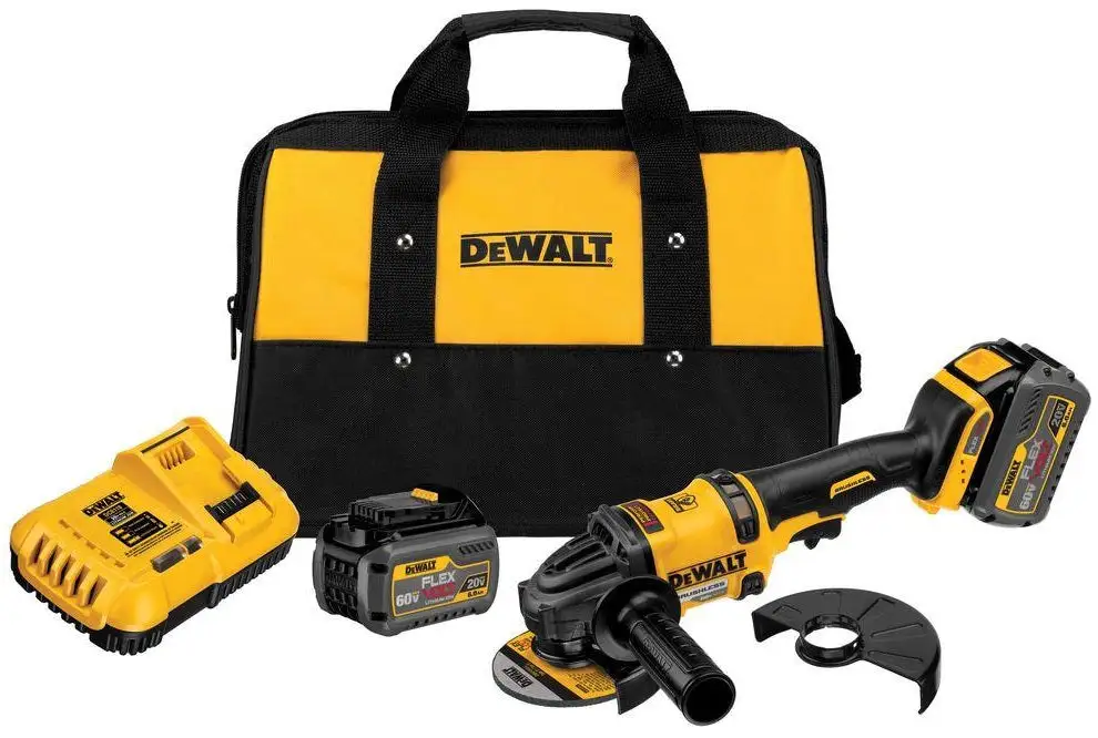 DeWalt DCG414T2 Flexvolt Grinder 2 Battery Kit