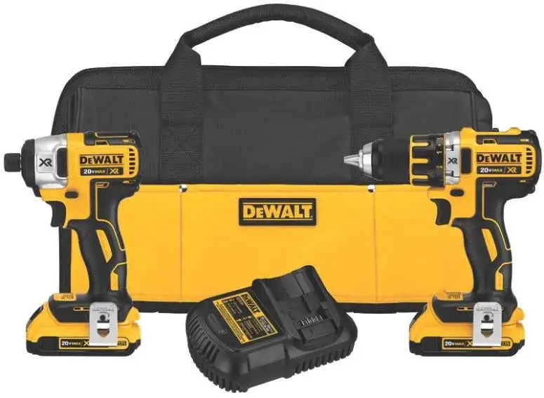 DeWalt DCK283D2/DCK281D2 Cordless Combo Drill Kit