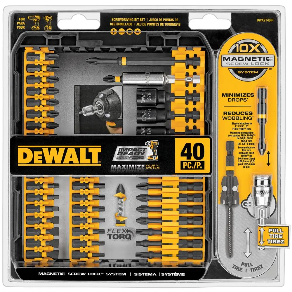 DeWalt DWA2T40IR Impact Ready Screwdriving Set