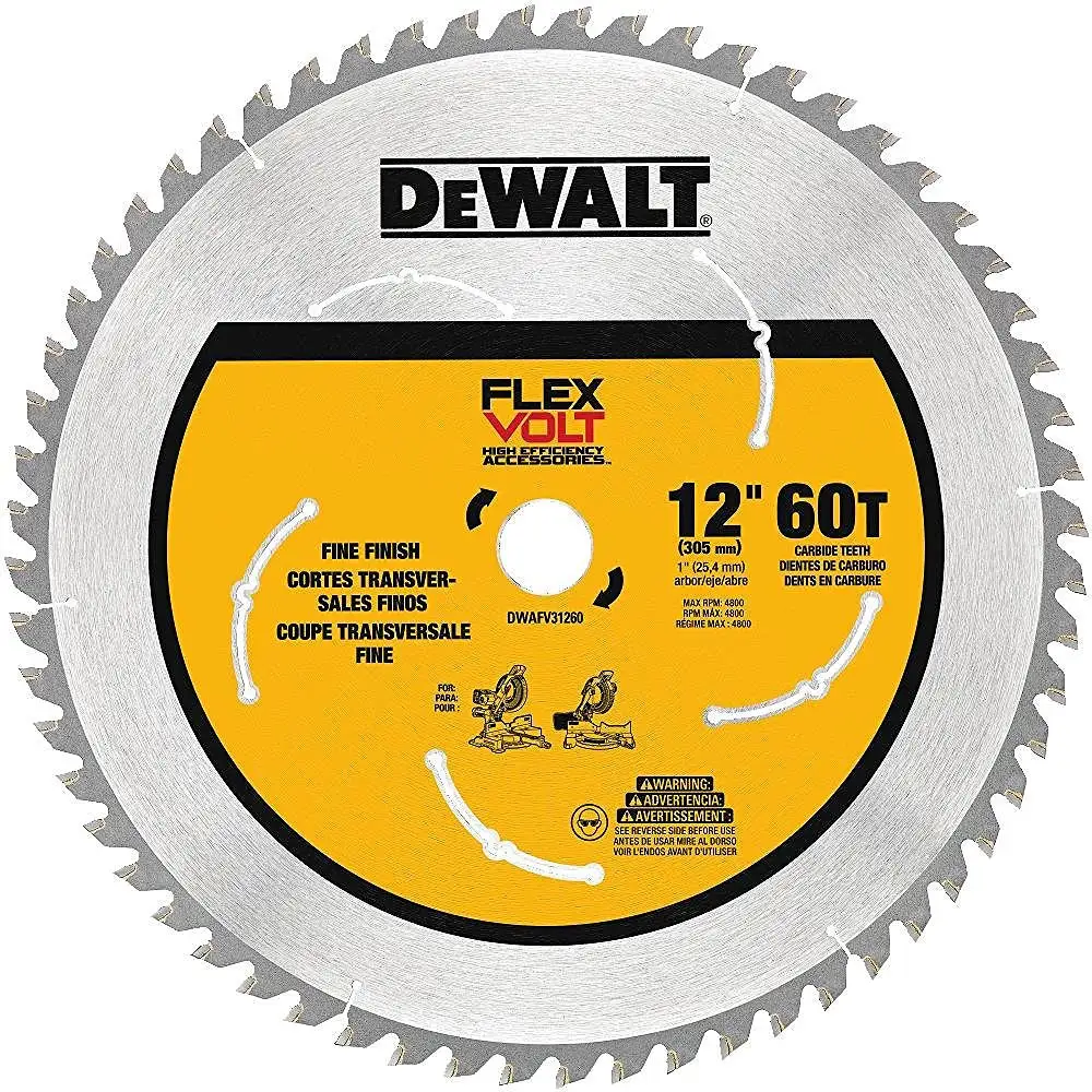 DeWalt DWAFV31260 Flexvolt Miter Saw Blade