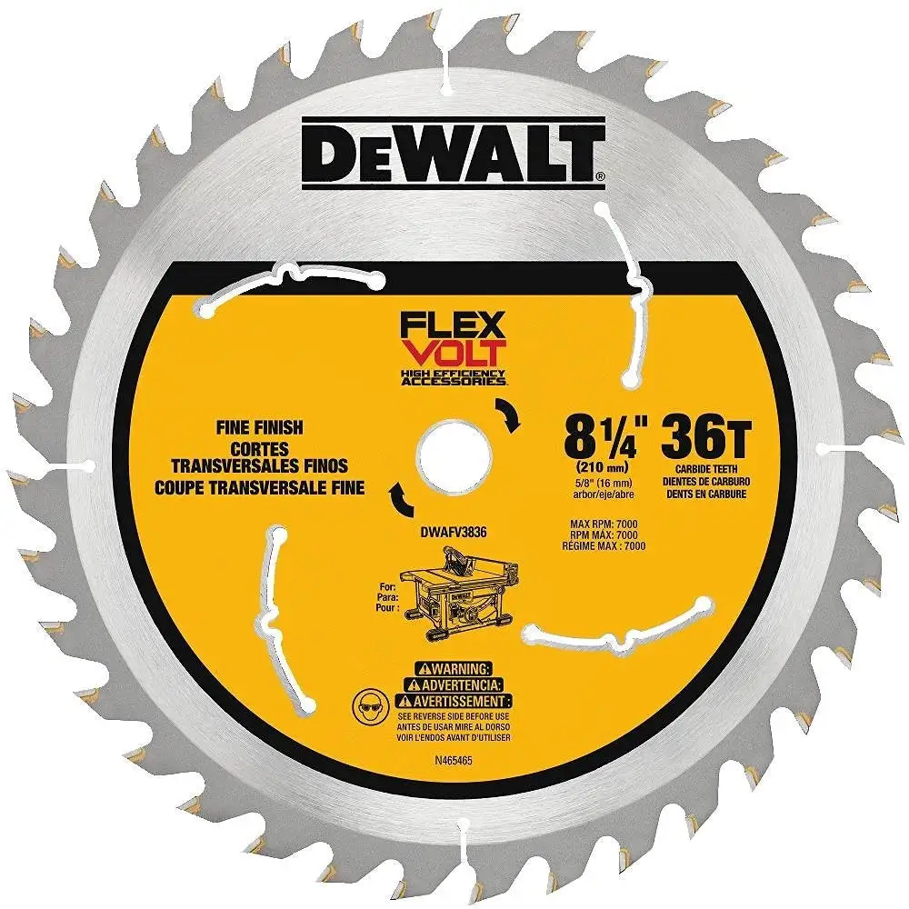 DeWalt DWAFV3836 Flexvolt Table Saw Blade