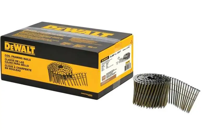 DeWalt DWC12P131D 15-Degree Coil Framing Nails