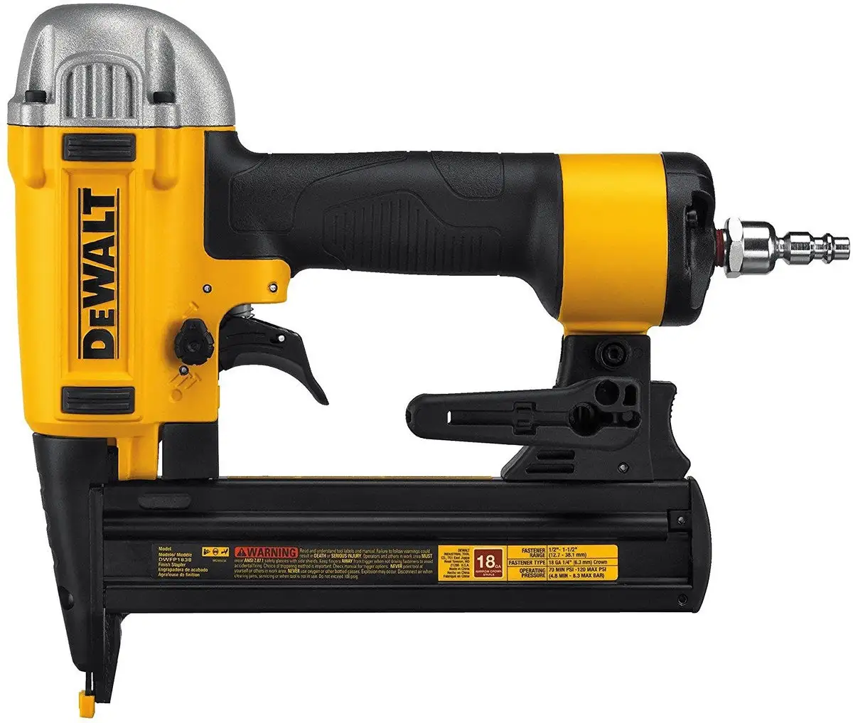 DeWalt DWFP1838 Pneumatic Finish Stapler