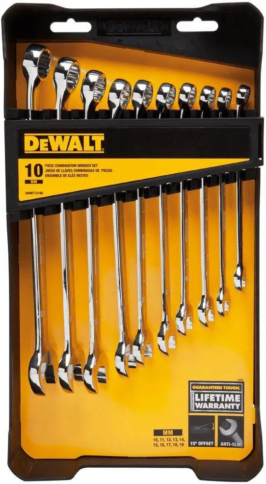 DeWalt DWMT72166 Metric Combination Wrench Set