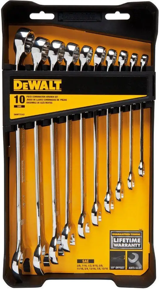 DeWalt DWMT72167 SAE Combination Wrench Set