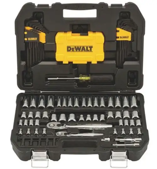 DeWalt DWMT73801 Mechanics Tool and Socket Set