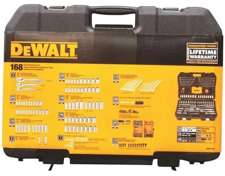 DeWalt DWMT73803 Metric/SAE Socket Wrench Set