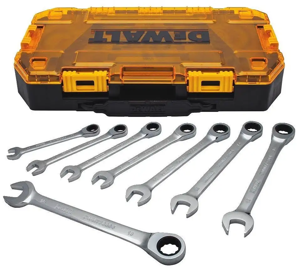 Dewalt DWMT74734 Metric Ratcheting Combination Wrench Set