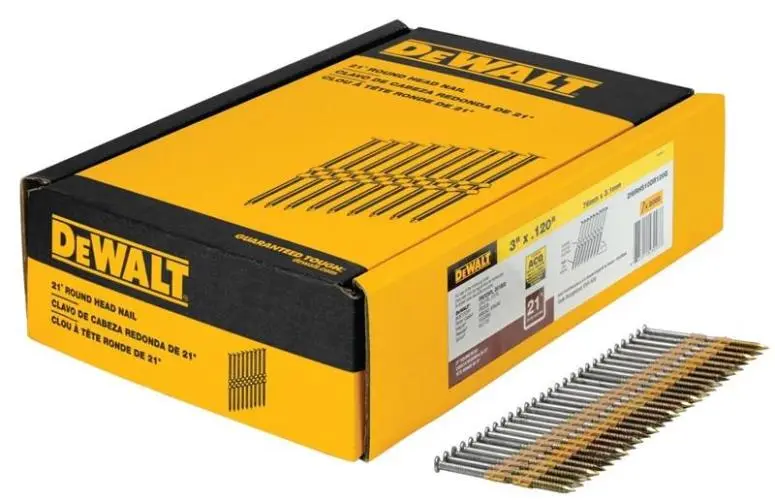 DeWalt DWRHS10DR120G 21-Degree Ring Shank Framing Nails