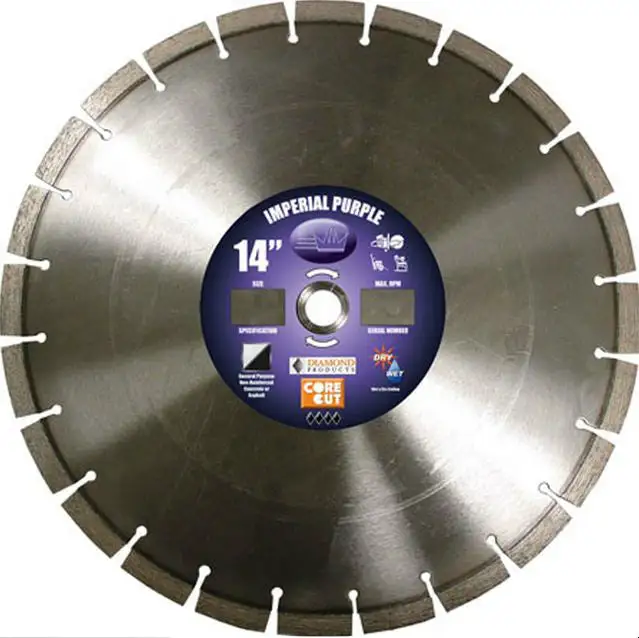 Diamond Products 15379 Universal Segmented Blade Purple