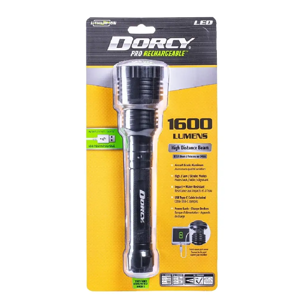 Dorcy 41-4299 Rechargeable Flashlight