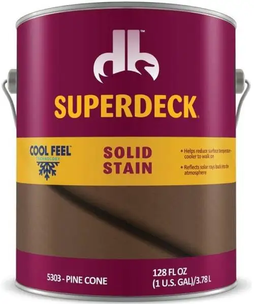 Superdeck DPI053034-16 Cool Feel Water-Based Deck Stain