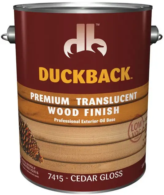 Duckback SC-7415-4 Premium Translucent Wood Finish