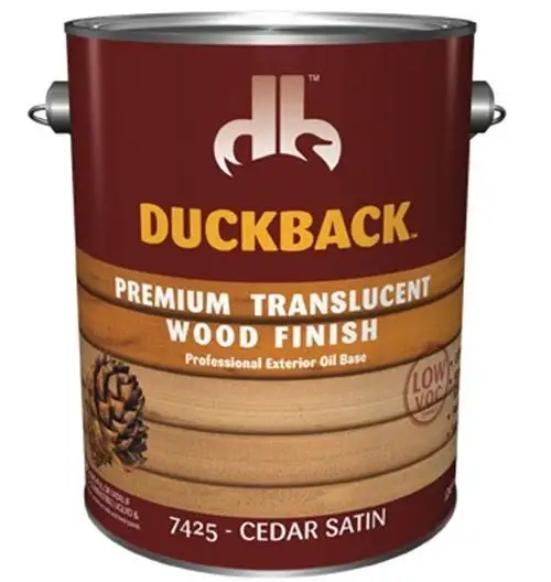 Duckback SC-7425-4 Premium Translucent Wood Finish