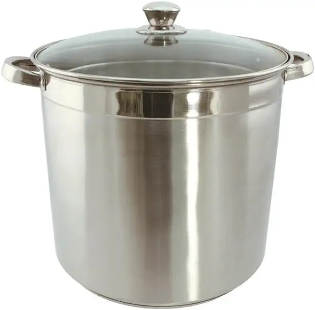 Dura-Kleen 3016 Eurohome Stock Pot With Glass Lid