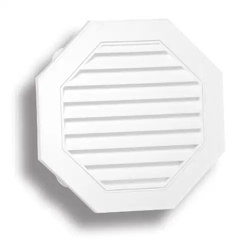 Duraflo 626058-00 Octagon White Gable Vent