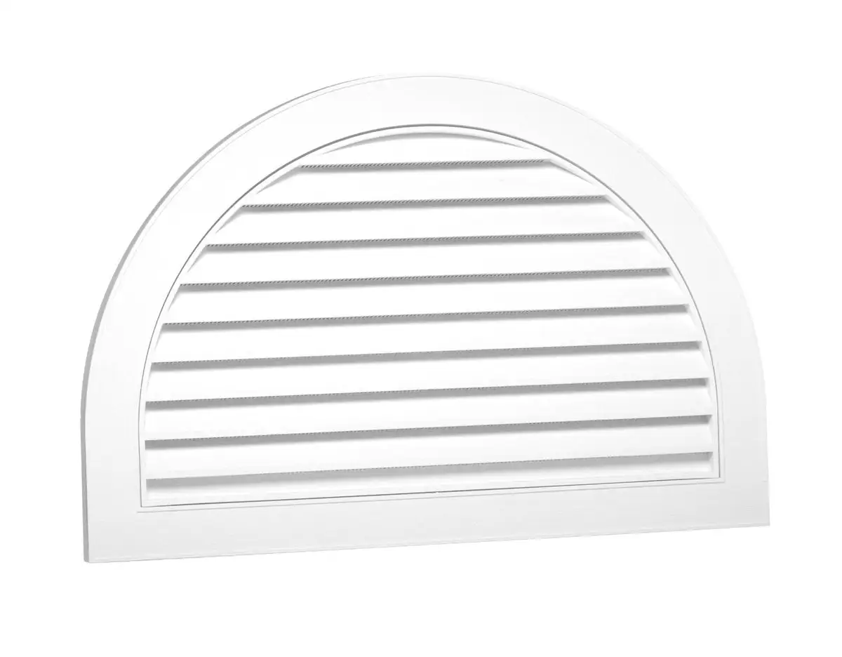 Duraflo 626095-00 Half Round Vinyl Gable Vent