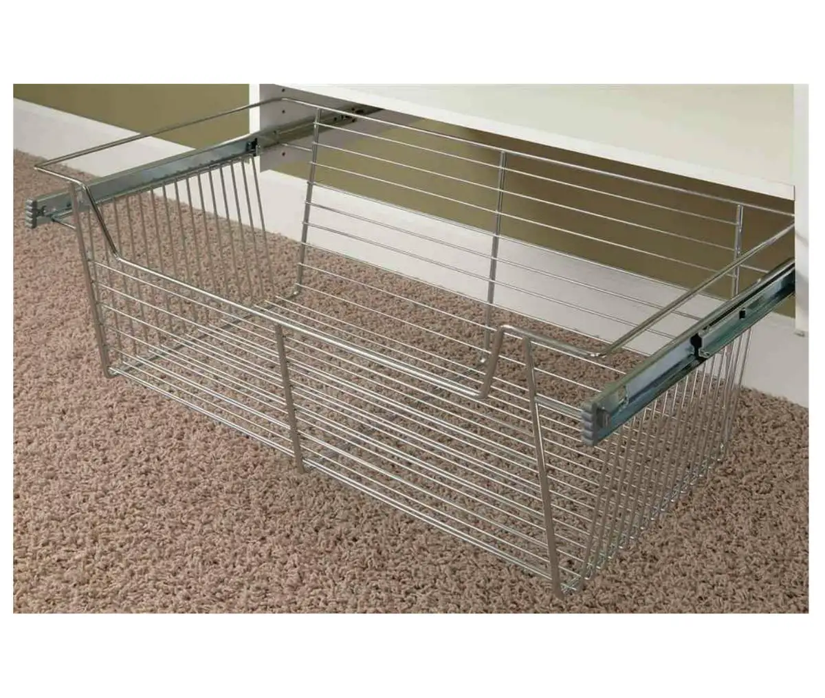 Easy Track 9211-CH Closet Organizer Basket