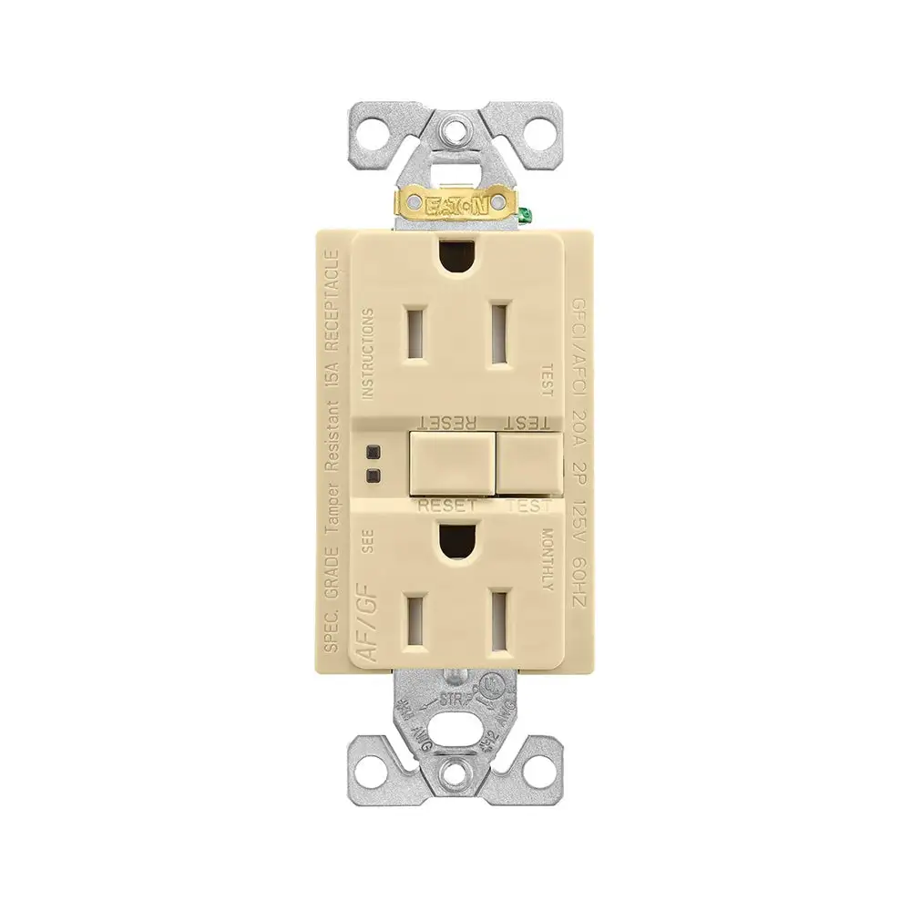 Eaton TRAFGF15V-K-L GFCI & AFCI Receptacle