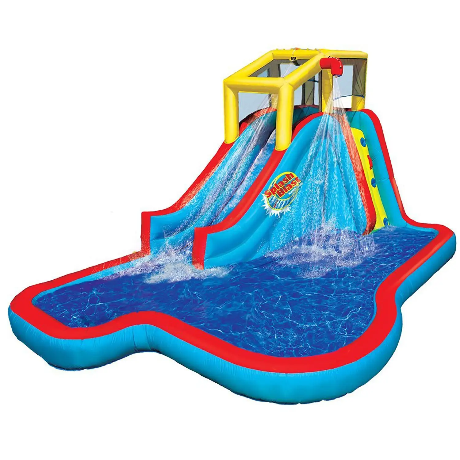 Banzai Slide N Soak Splash Park Inflatable Outdoor Kids Play Center (2 Pack) - Image 2