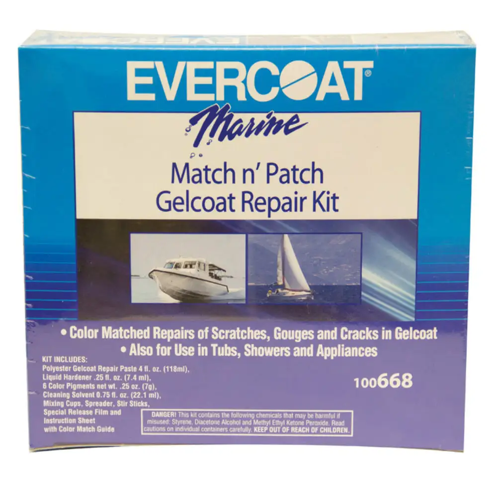 Evercoat 100668 Match N Patch Gel Coat Repair Kit