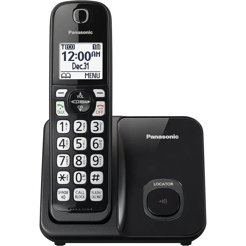 Panasonic KX-TGD510B Expandable Cordless Phone With Call Block