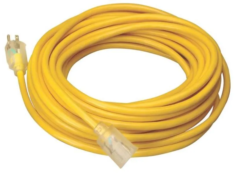 Coleman Cable 02588-00-02 Yellow Extension Cords