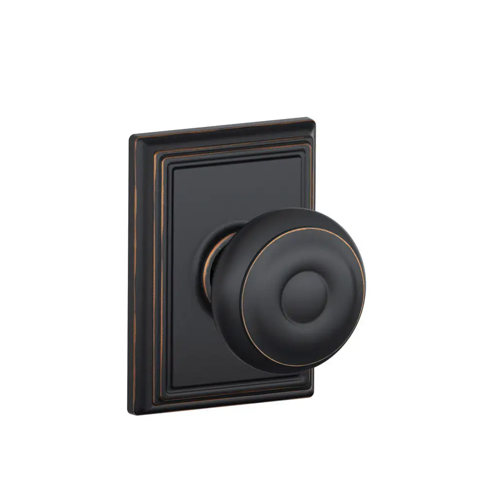 Schlage F10 GEO 716 ADD Addison Collection Georgian Passage Knob