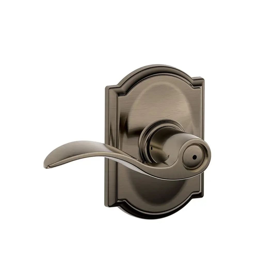 Schlage F40 ACC 620 CAM Camelot Collection Accent Privacy Lever