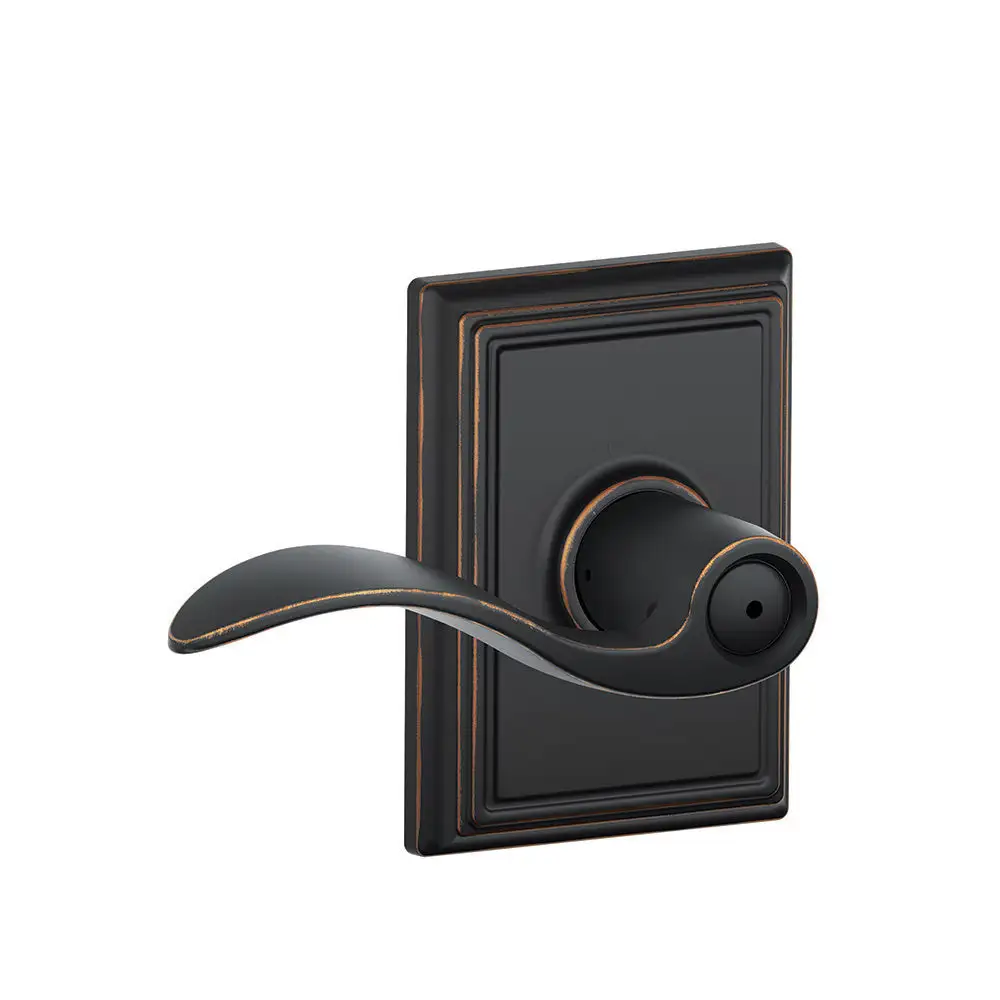 Schlage F40 ACC 716 ADD Addison Collection Accent Privacy Lever