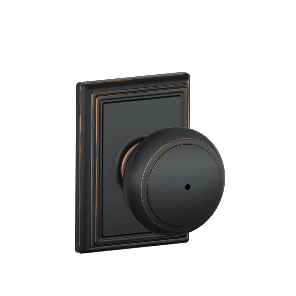 Schlage F40 AND 716 ADD Addison Andover Privacy Knob