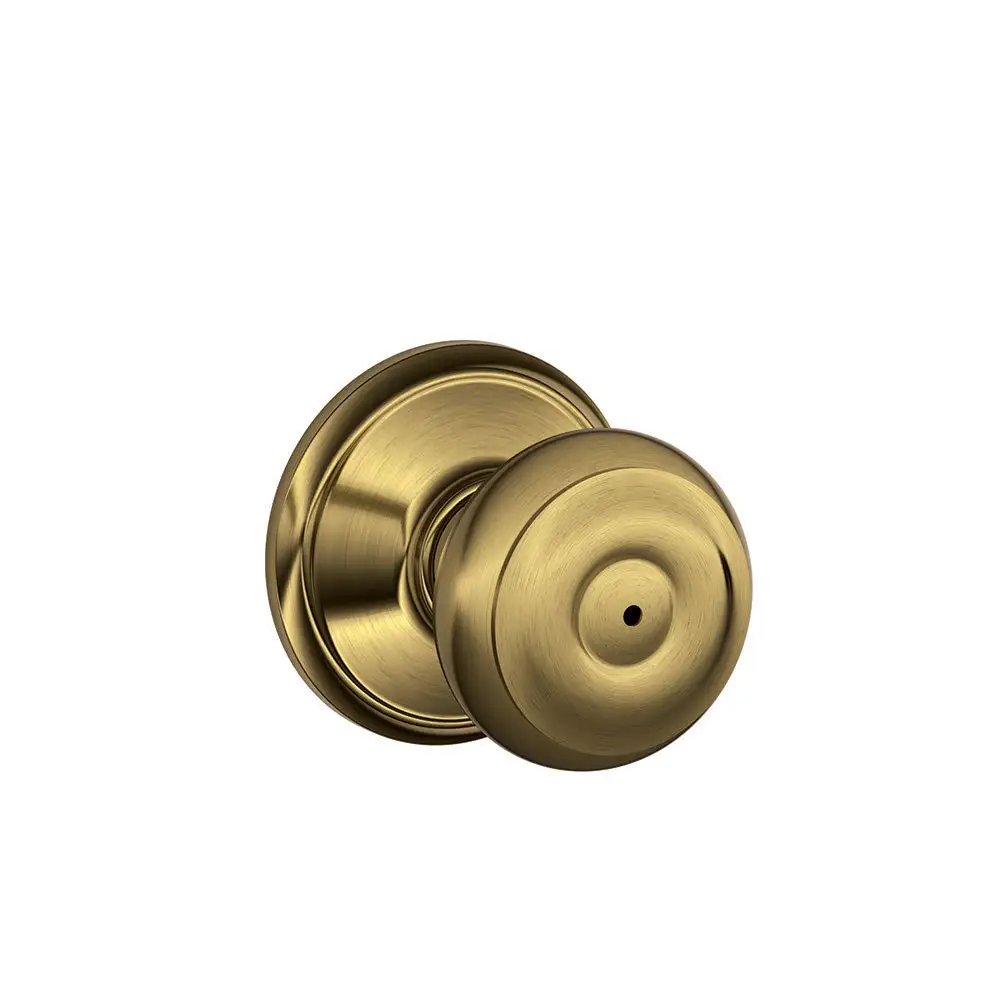 Schlage F40 GEO 609 BRK Brookshire Georgian Privacy Knob