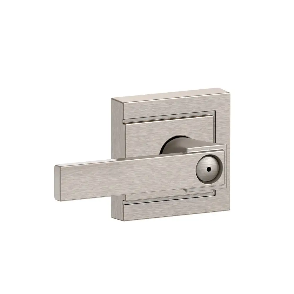 Schlage F40 NBK 619 ULD Privacy Upland Decorative Rose Northbrook Lever