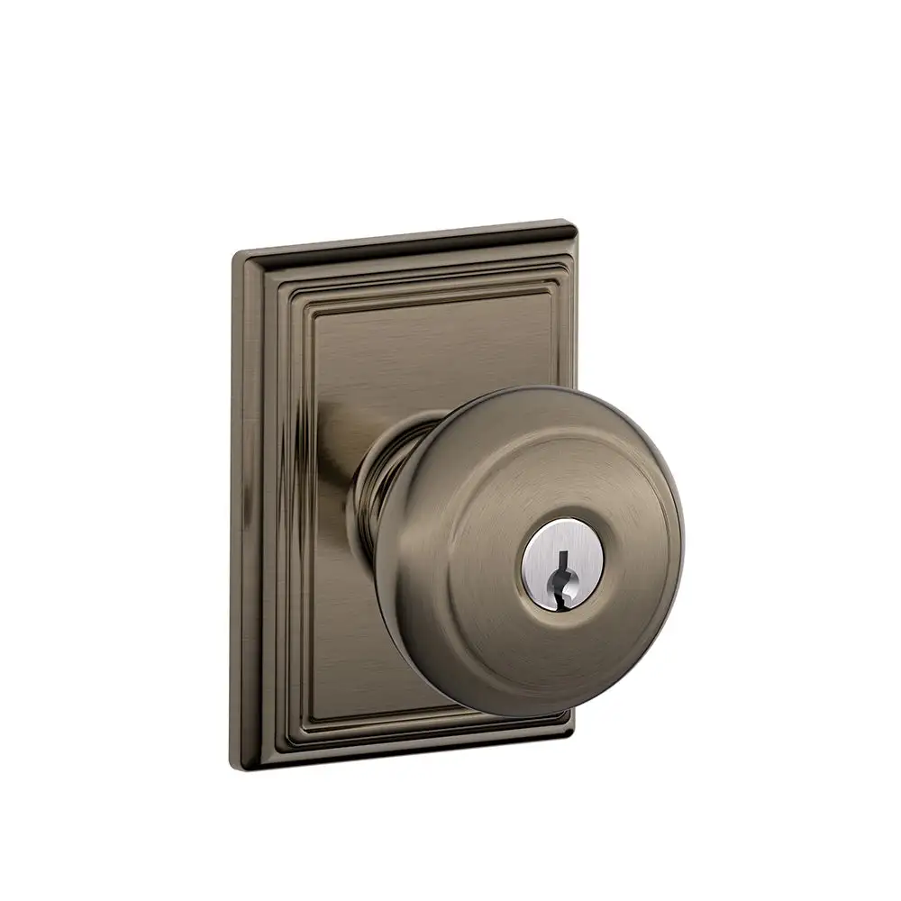 Schlage F51A AND 620 ADD Keyed Entry Andover Style Knob