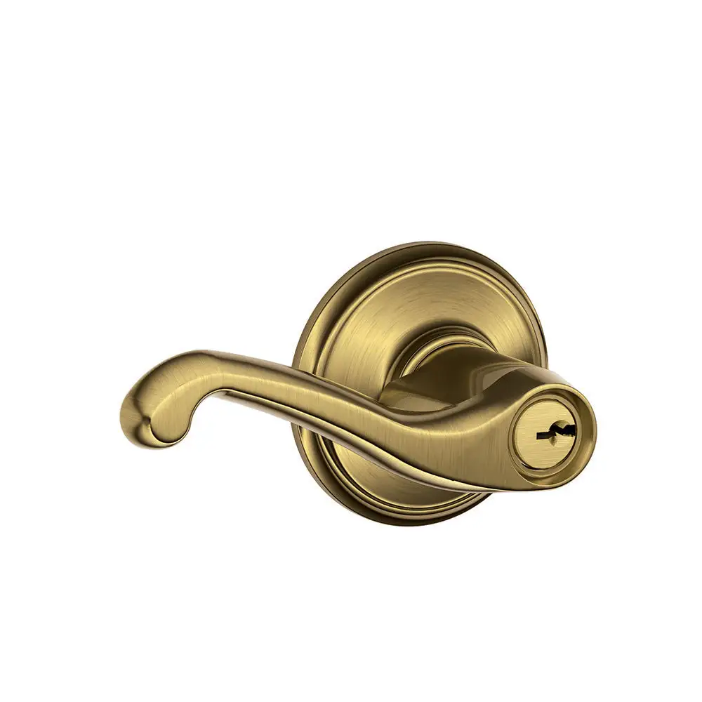 Schlage F51A FLA 609 Flair Lever Keyed Entry