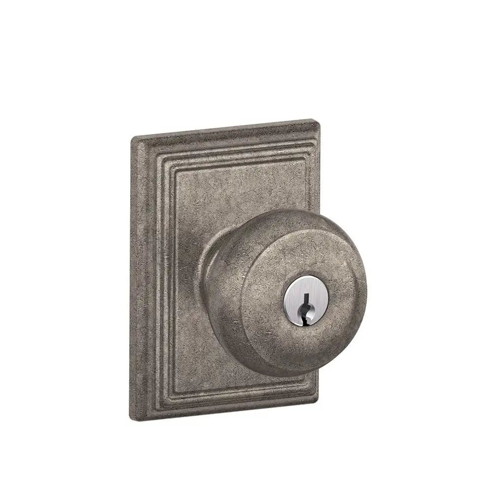 Schlage F51A GEO 621 ADD Georgian Addison Keyed Entry Knob