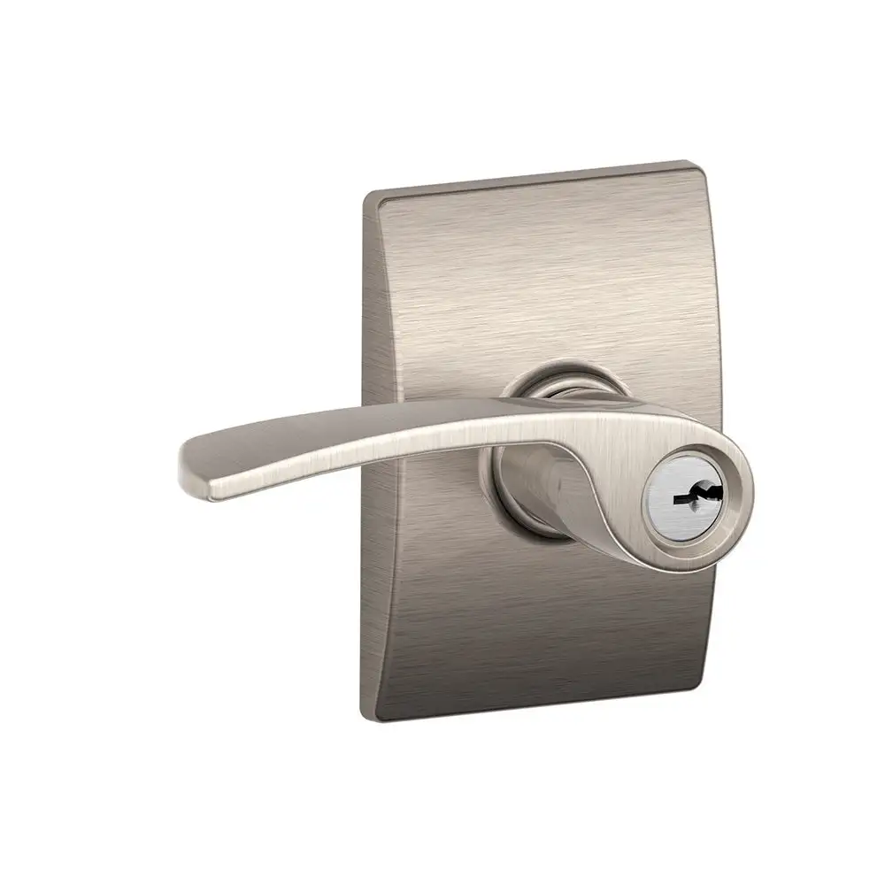 Schlage F51A MER 619 CEN Century Collection Merano Keyed Entry Lever