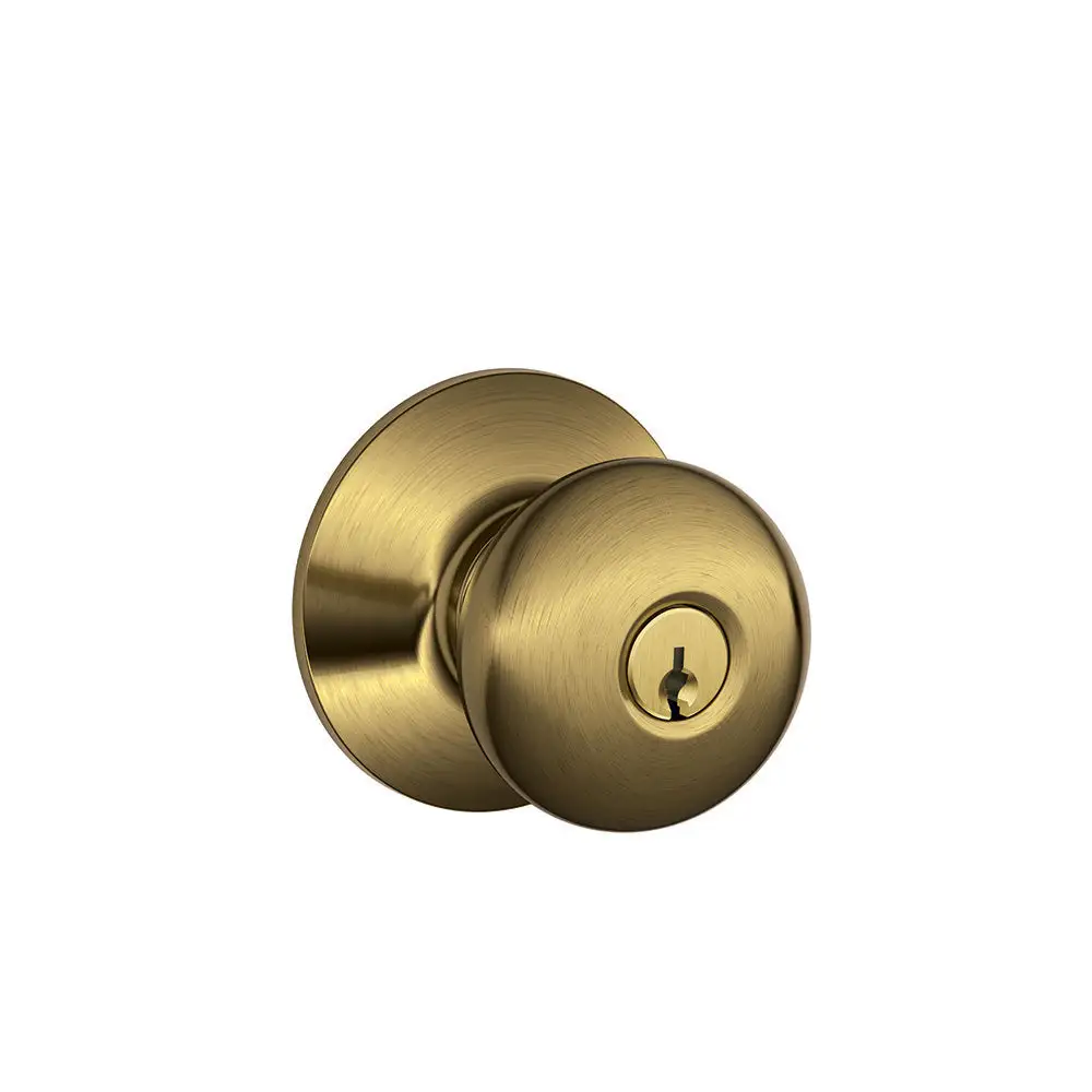 Schlage F51A PLY 609 Plymouth Keyed Entry Knob