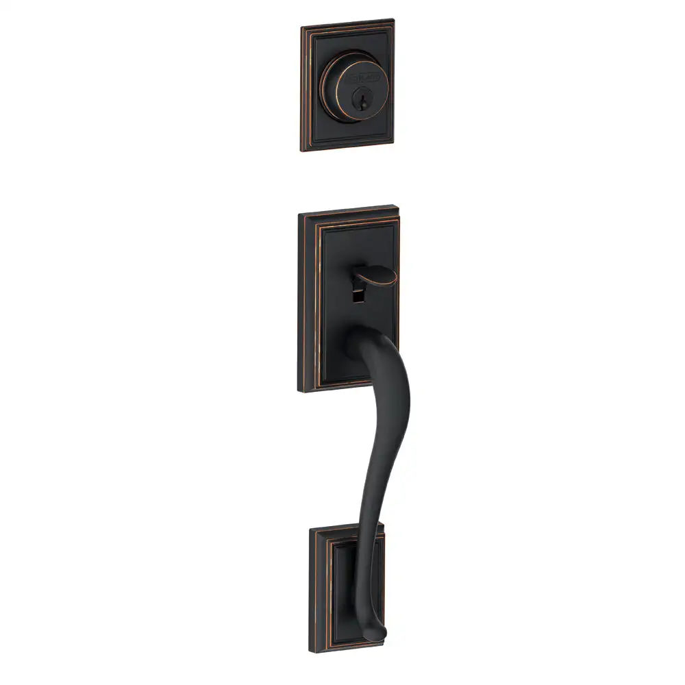 Schlage F58 ADD 716 Addison Single Cylinder Exterior Handleset