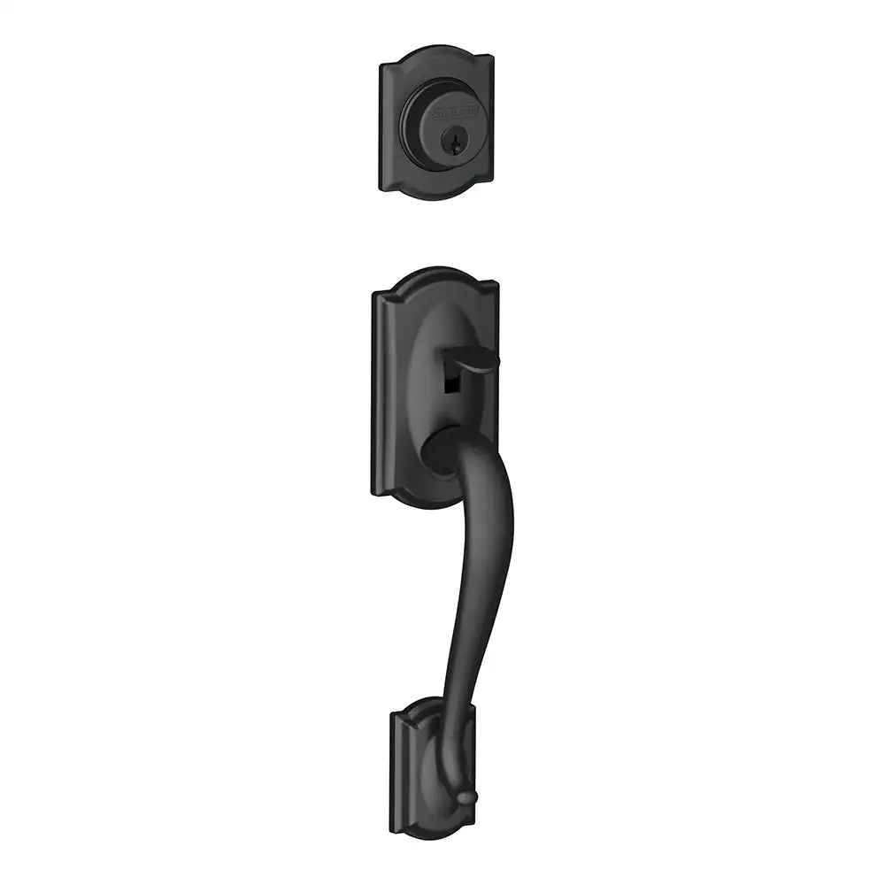 Schlage F58 CAM 622 Camelot Single Cylinder Exterior Handleset with Deadbolt