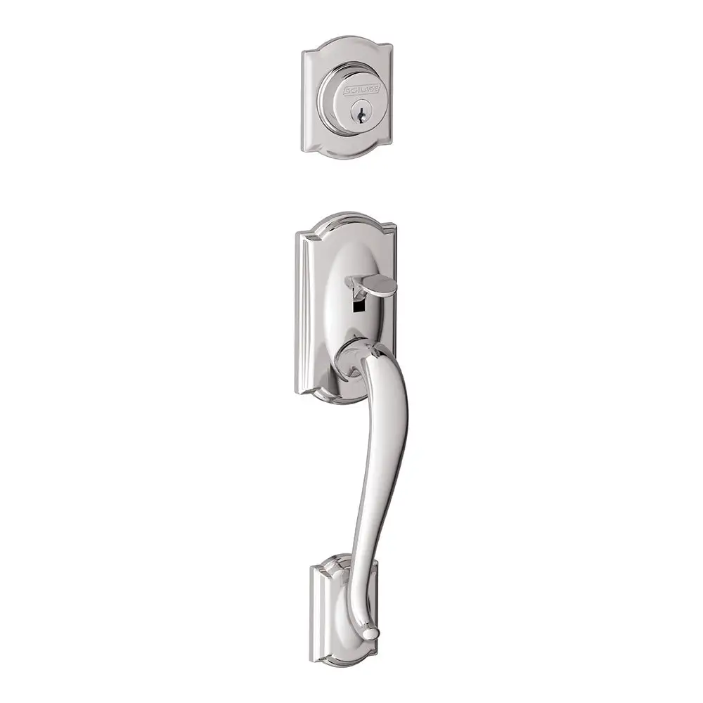 Schlage F58 CAM 625 Camelot Single Cylinder Exterior Handleset with Deadbolt