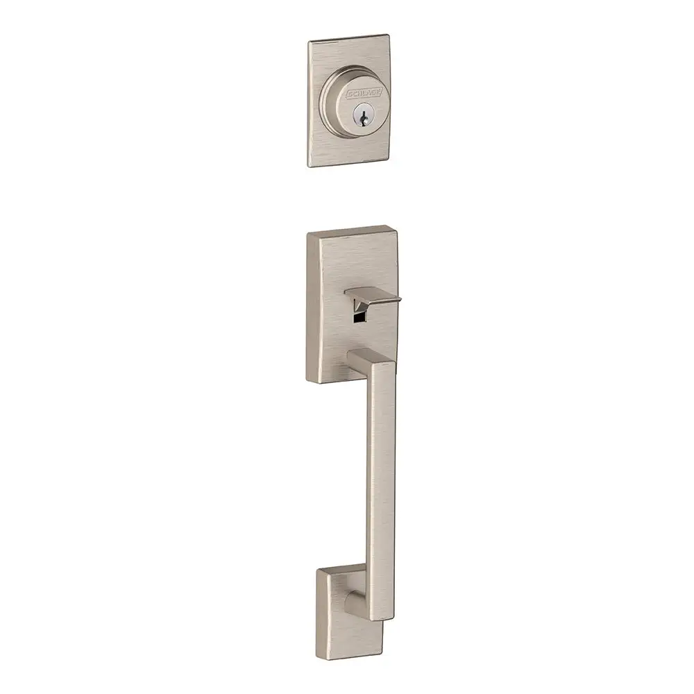 Schlage F58 CEN 619 Camelot Single Cylinder Exterior Handleset with Deadbolt