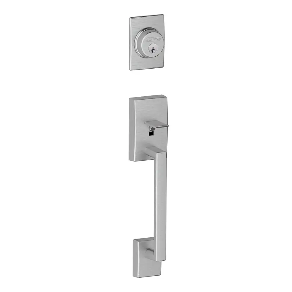 Schlage F58 CEN 626 Camelot Single Cylinder Exterior Handleset with Deadbolt