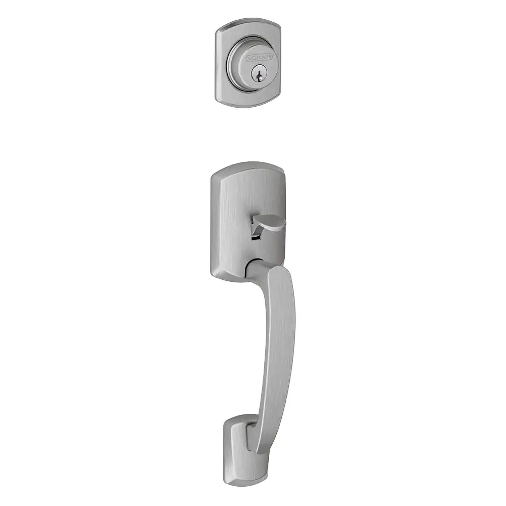 Schlage F58 GRW 626 Greenwich Single Cylinder Exterior Handleset